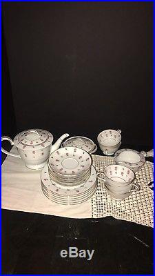 22-Pc Vintage Japanese Noritake l Fine China Porcelain Tea Set number 5530