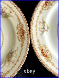 24 Pc Noritake Vanessa Set for 4 Bone China w Accent Plate 1933-52 Mark Cream