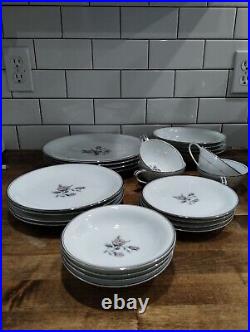 24-pc Noritake Margot 5605 Fine China Set, Made In Japan, A1569