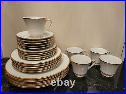 25 Pieces- Set for 5 Contemporary Fine China by Noritake Heritage #2982 Nice