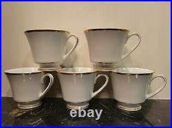 25 Pieces- Set for 5 Contemporary Fine China by Noritake Heritage #2982 Nice