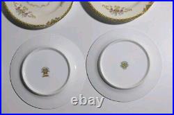 26 Pc. Dinner Set 1933 Alford Noritake China Dishes Plates Saucers Bowls Floral