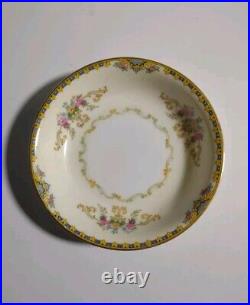 26 Pc. Dinner Set 1933 Alford Noritake China Dishes Plates Saucers Bowls Floral