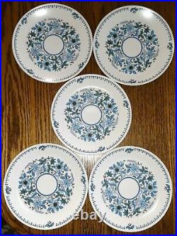 27 piece set Noritake Progression China Blue Moon 9022 dinner plates/bowls/cups