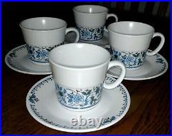 27 piece set Noritake Progression China Blue Moon 9022 dinner plates/bowls/cups