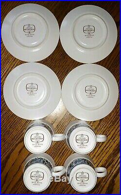27 piece set Noritake Progression China Blue Moon 9022 dinner plates/bowls/cups
