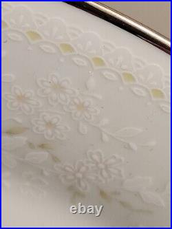 28pc Noritake 2752 Temptation 4 Place Settings 7pc Each Plates, Bowls, Cup, Saucer