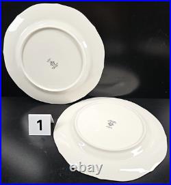 (2) Noritake Chandon 5 Pc Place Settings White Floral Gold Trim Elegant Dish Lot