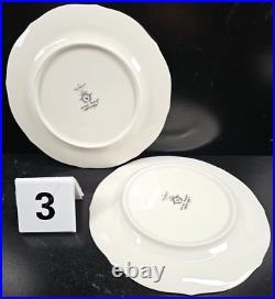(2) Noritake Chandon 5 Pc Place Settings White Floral Gold Trim Elegant Dish Lot