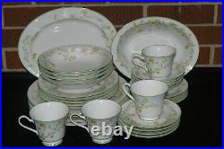 30 Piece Set of Noritake Ivory China Set Reverie #7191 Pattern Service for 4 EUC