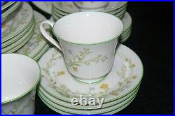 30 Piece Set of Noritake Ivory China Set Reverie #7191 Pattern Service for 4 EUC