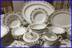 30pc Set NORITAKE Maywood Bone China Japan Bowls Platters Gravy Boat 5154