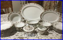 30pc Set NORITAKE Maywood Bone China Japan Bowls Platters Gravy Boat 5154