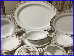 30pc Set NORITAKE Maywood Bone China Japan Bowls Platters Gravy Boat 5154