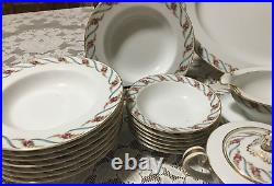 30pc Set NORITAKE Maywood Bone China Japan Bowls Platters Gravy Boat 5154