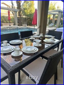31 Piece Vintage Noritake Sterling Cove 6-Setting China Set Free Shipping