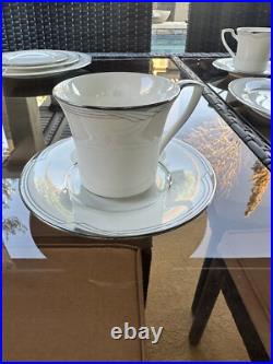 31 Piece Vintage Noritake Sterling Cove 6-Setting China Set Free Shipping