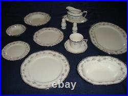 34-Piece (4 place settings + 4 server pieces) Noratake Traviata Fine China