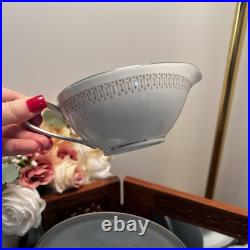 35 P Noritake Fine China Vintage Dinnerware Leslie Japan Serves 7 EUC Platinum