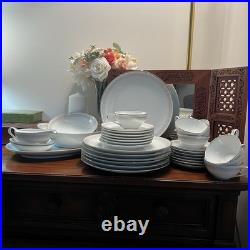 35 P Noritake Fine China Vintage Dinnerware Leslie Japan Serves 7 EUC Platinum