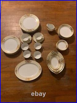 37 Piece Set Noritake Grasmere China Set Made in Japan EUC