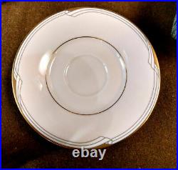 37pc Noritake China Set Golden Cove Service for 6 +Extras Understated Elegance