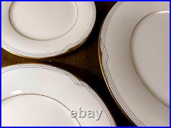 37pc Noritake China Set Golden Cove Service for 6 +Extras Understated Elegance
