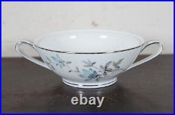 39 Pc Vintage Noritake Lorene China Dinnerware Set 5764 Blue Floral