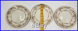 3 Noritake Gallery Ivory China 5 pc Place Setting (7246) plates & tea cups