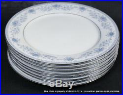 40-PC NORITAKE CHINA Blue Hill 8 Place Settings Plates, Cups, Saucers