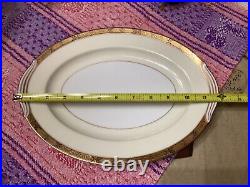 40 Pc Noritake Goldkin 5675 china dishes set (12 dinner & 12 salad, 12 bowls.)
