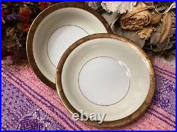 40 Pc Noritake Goldkin 5675 china dishes set (12 dinner & 12 salad, 12 bowls.)