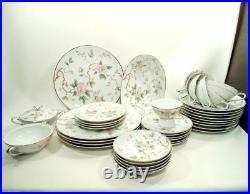 40 Pc Set Noritake China Chatham 5502 Plates cups Serving Pcs Bowls Egg cup etc