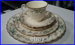 40pc Noritake Brookhollow China 5pc Place Setting 4704 Plate Salad Bb Saucer Cu