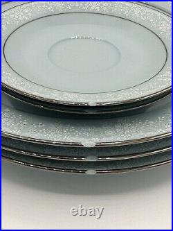 42 Pc. NORITAKE PATTERN FIDELITY 8003 W81 CHINA Small Chips In 3 Dinner 2 Saucer