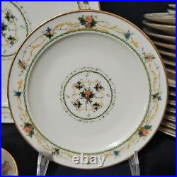 43 pc NORITAKE Dinnerware Set NORMANDY Service / 8 Porcelain China plate shaker