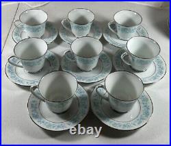 45-piece Noritake China Milford 2227 Platter Veg Bowl Plates Cups Saucers- New