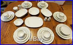 46 pc Noritake Pasadena 6311 dinnerware set for 6 + serving bowls, platter S&P