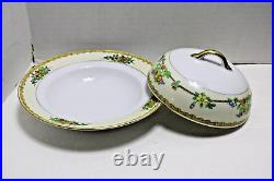 46 pc Set of NORITAKI China Dinnerware Cherry Blossom Back mark (Japan) 1925