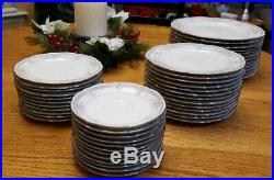 48 piece Noritake Rothschild 7293 Ivory China from Japan Plate set Never Used