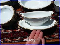 49 pcs NORITAKE china GOLDLANE 6612 dinnerware set un used