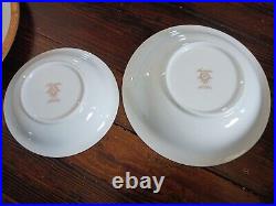 4 Complete 7 Piece Place Settings Noritake Goldkin Fine China Gold Trim VGC