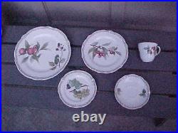 4 Noritake Primachina Royal Orchard 9416 Pattern 5 Pc Place Settings Excellent 1
