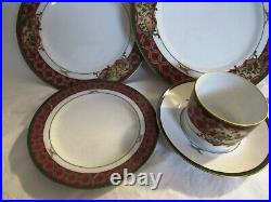 4 Noritake Royal Hunt 5 Piece Place Settings