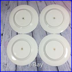 4 Noritake Shenandoah 9729 Dinner Plates Bone China Japan 10.5 / Set Lot