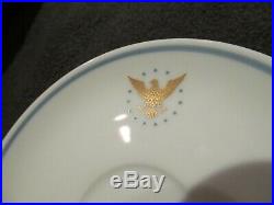 4 PAN AM PRESIDENT demitasse cup & saucer set NORITAKE vintage airline china