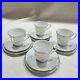 4 settings Noritake Carthage cup and saucers, with bread & butter plates