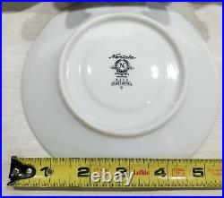 4 settings Noritake Carthage cup and saucers, with bread & butter plates