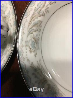 4x. Nice Noritake China Belmont 5609 Place Settings Plates Cup Saucer Bowl