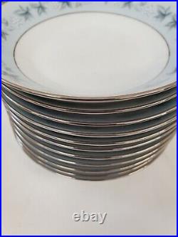 52 pc Noritake Plate Set Bowls Gravy Serving dish Plates Blue
